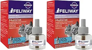 FELIWAY MultiCat Diffuser Refill 48 mL (2 Pack) | Calming Between Cats