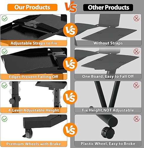 Miniatura 4 de Uboway Soporte ajustable para mancuernas - Soporte para mancuernas con ajuste de altura de 4 niveles, soporte de peso para mancuernas con soporte