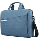 Bennett™ Mystic Formal Business Briefcase Bag Crossbody Messenger College Bags For Men Women MacBook INoteBook ITablet Laptop Upto 15.6 Inch | Handbags with Shoulder Straps (Blue) 6 Months Warranty