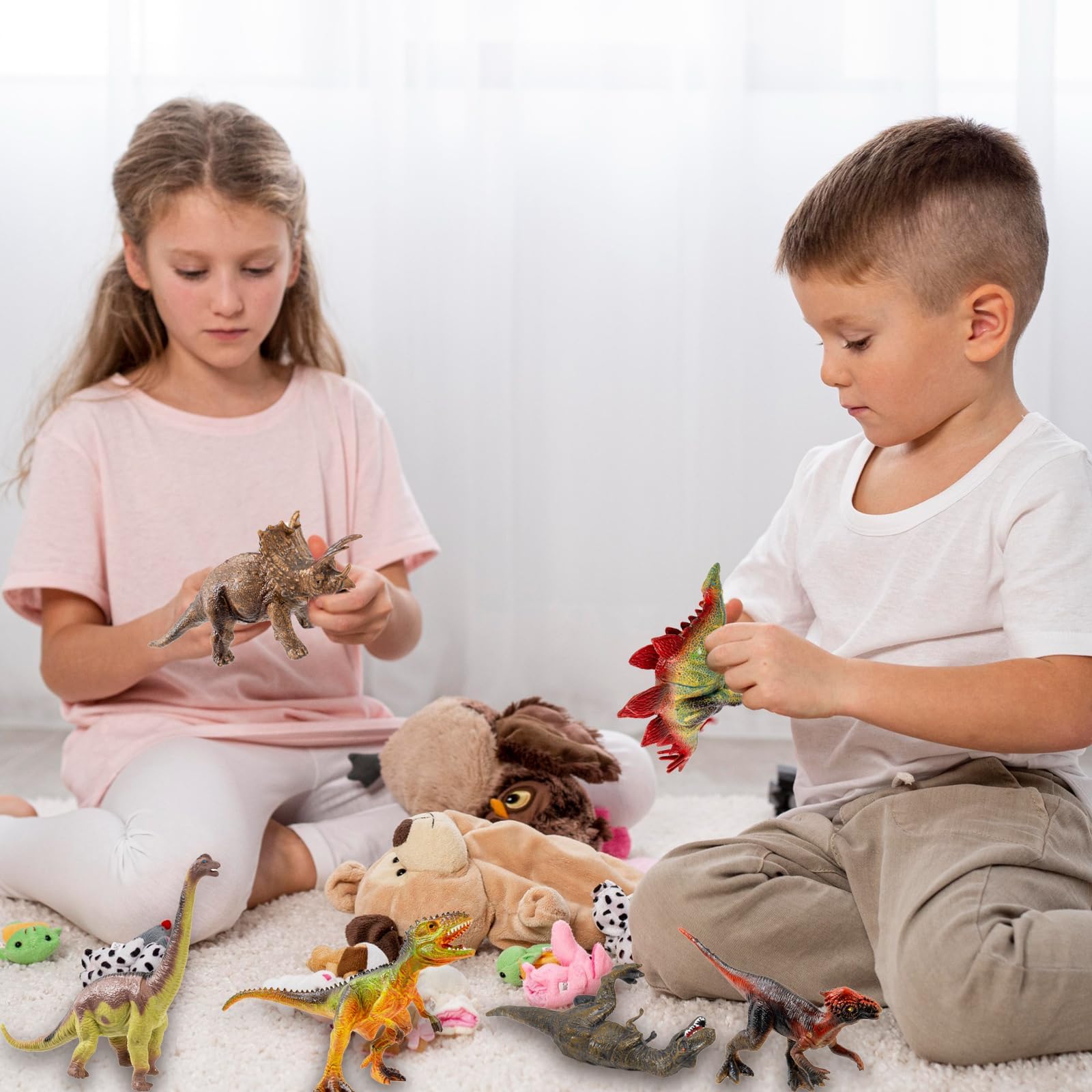Realistic Dinosaur Toys - 12 Pack for Toddlers -6