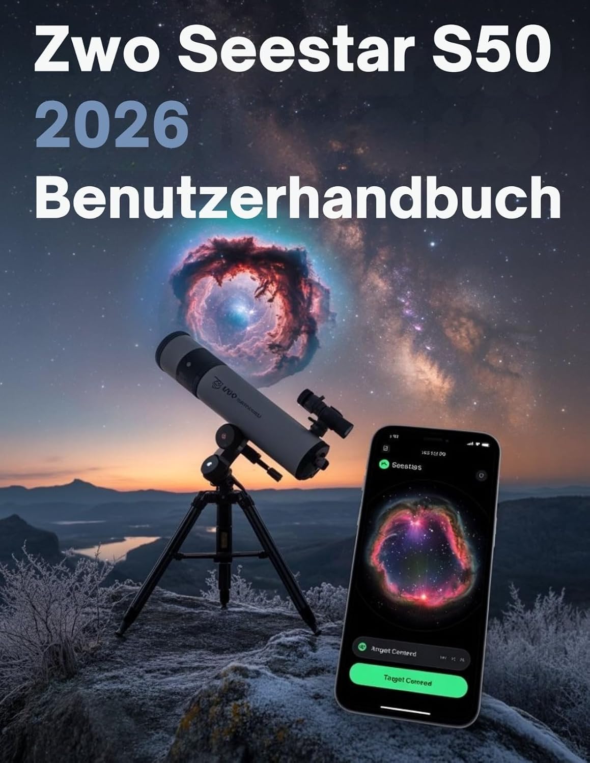 ZWO Seestar S50 2026 Benutzerhandbuch: Vom ersten Licht zur Deep-Sky-Meisterschaft: Die vollständige Schritt-für-Schritt-Anleitung für intelligente Astrofotografie (German Edition)