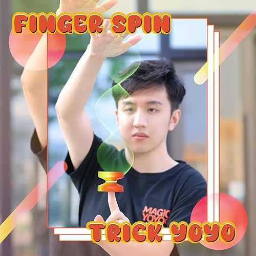 Miniatura 5 de MAGICYOYO Yoyo K2 Responsive para niños principiantes, Yoyo profesional con rodamiento YoYo que no responde para reemplazo, Yoyo de plástico con 12