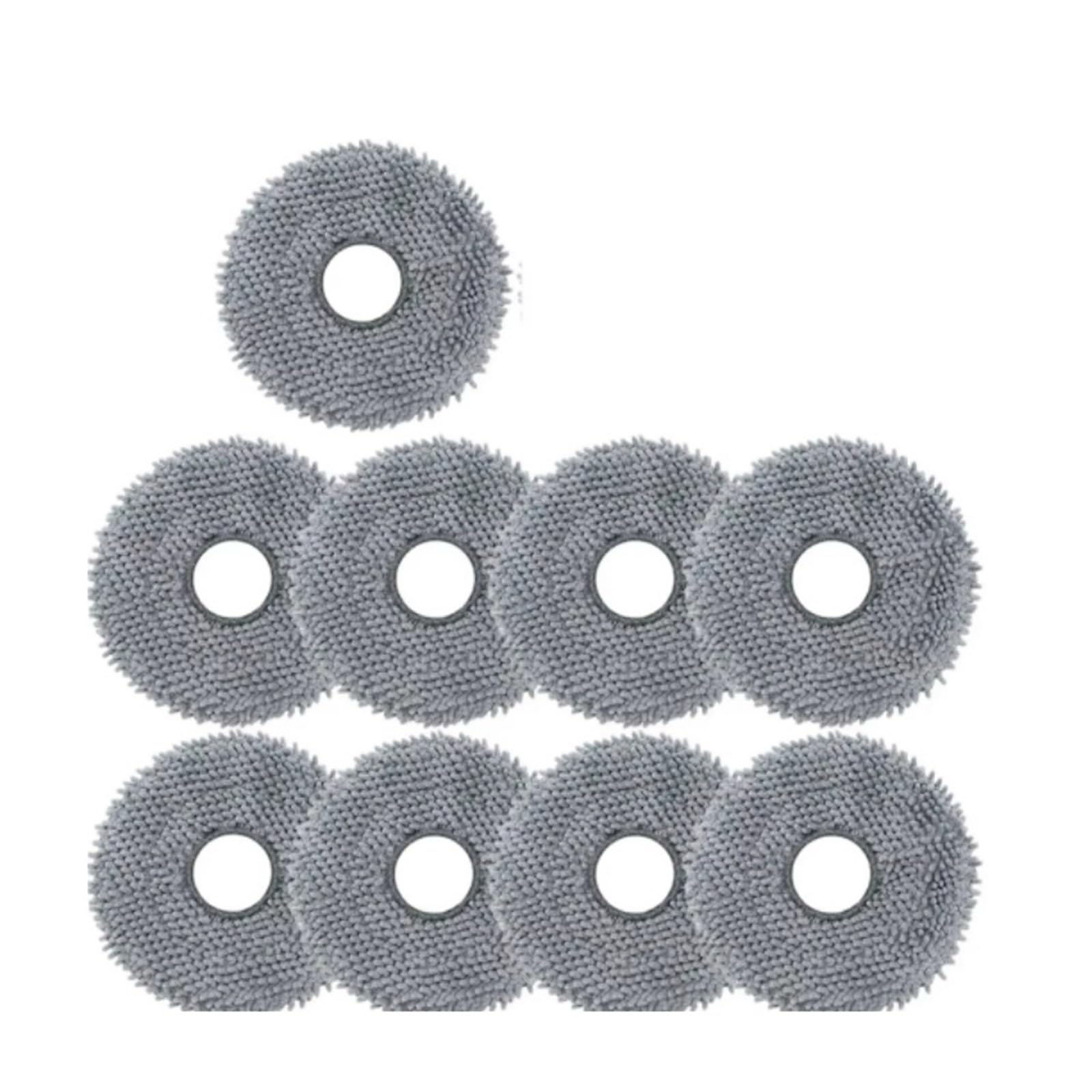 NUCBCULWP Mop Pads,Compatible For Roborock， Q Revo Master/Q S/Q Pro/Q Maxv/Q Curv Accessories Replacements Parts Mopping Cloths(9PCS)