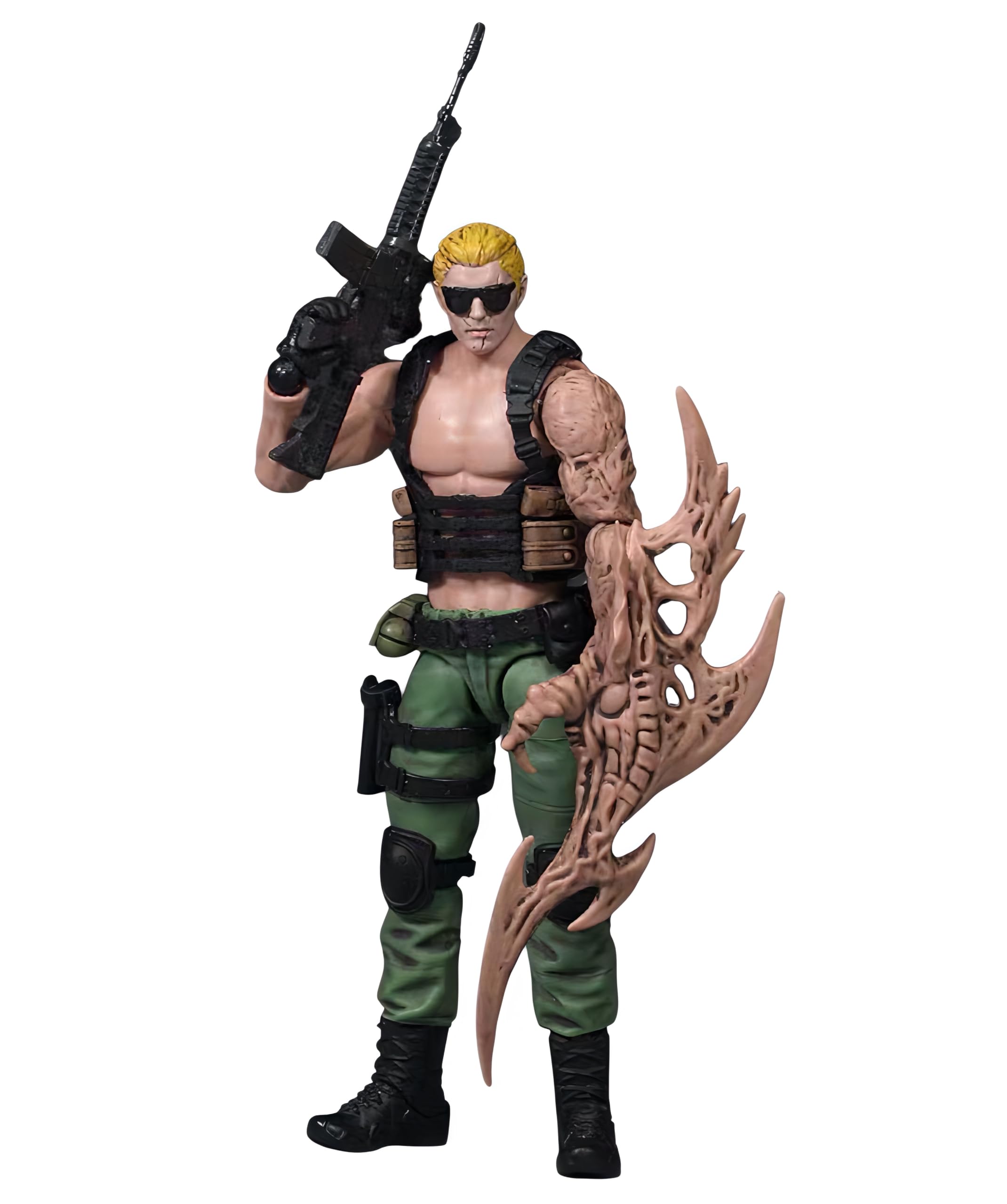 1/18 フィギュア biohazard ジャック・クラウザー 関節可動フィギュア 12cm 武器小物完備 感染モデル