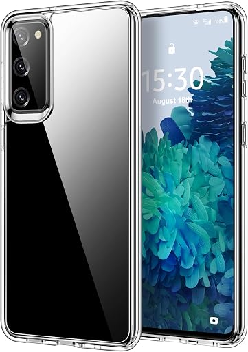 HOOMIL Case for Samsung Galaxy S20 FE 6.5-Inch, Non-Yellowing, Drop Protection, Anti-Scratch Transparent Hard Back Phone Cover - Crystal Clear