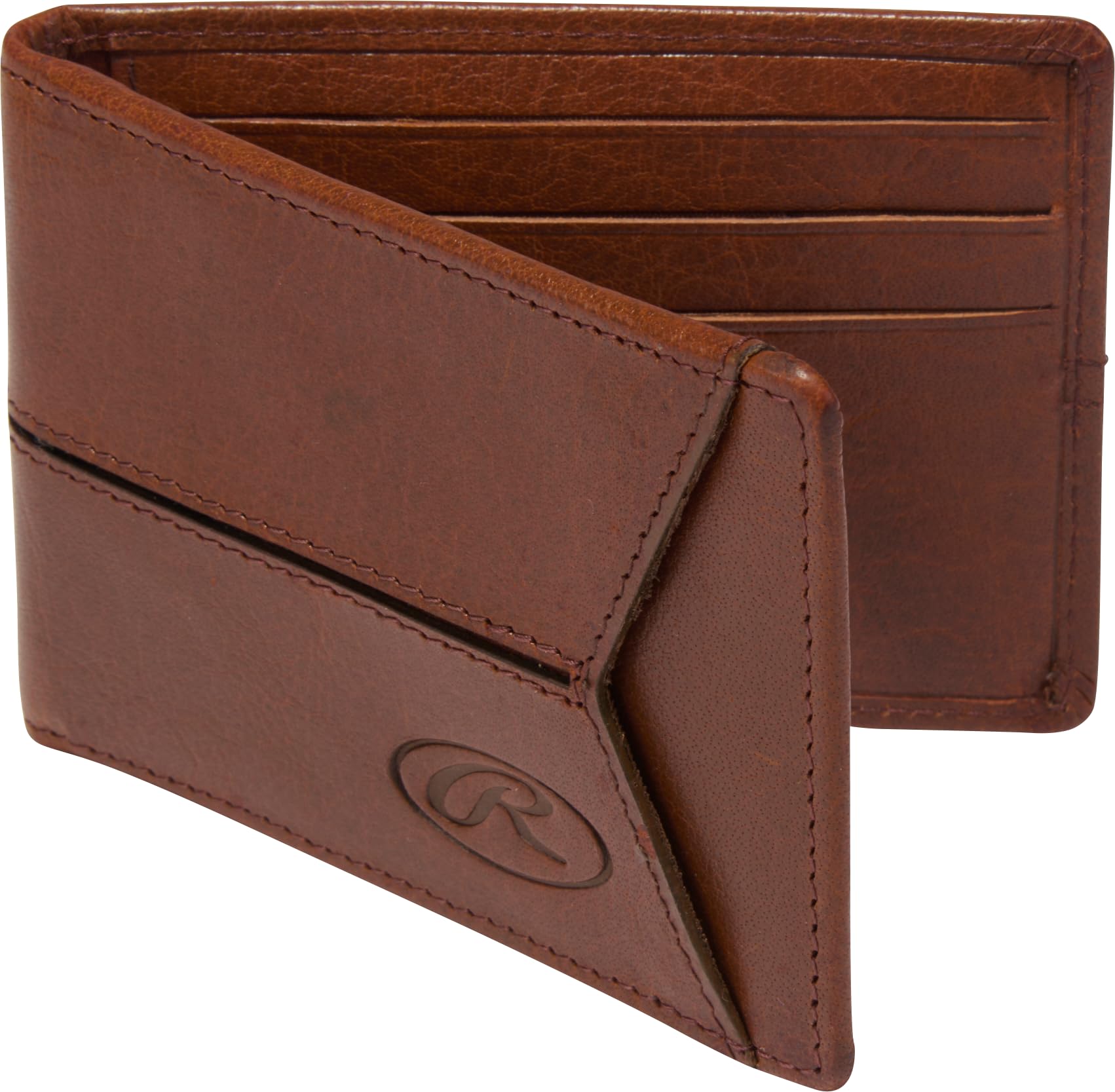 Rawlings | Men's Bifold Wallet Collection | Genuine Leather | Multiple Styles &amp; Colors