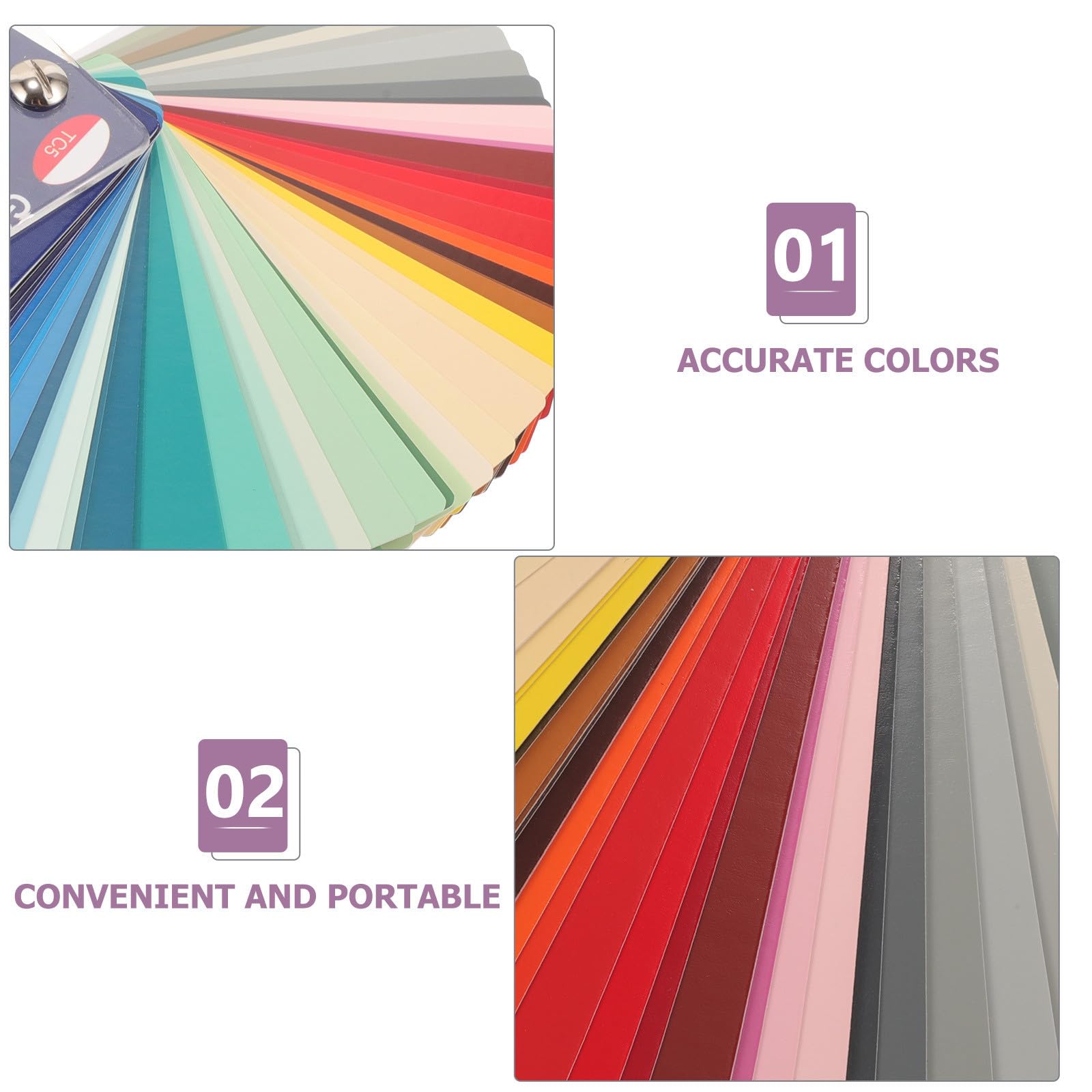 FOMIYES Mazzetta Colori Ral con 83 Colori Standard su Carta Plastificata per Vernici da Pavimento e Hardware, Affidabilità Elevata per Progetti Fai-da-te e Applicazioni Varie