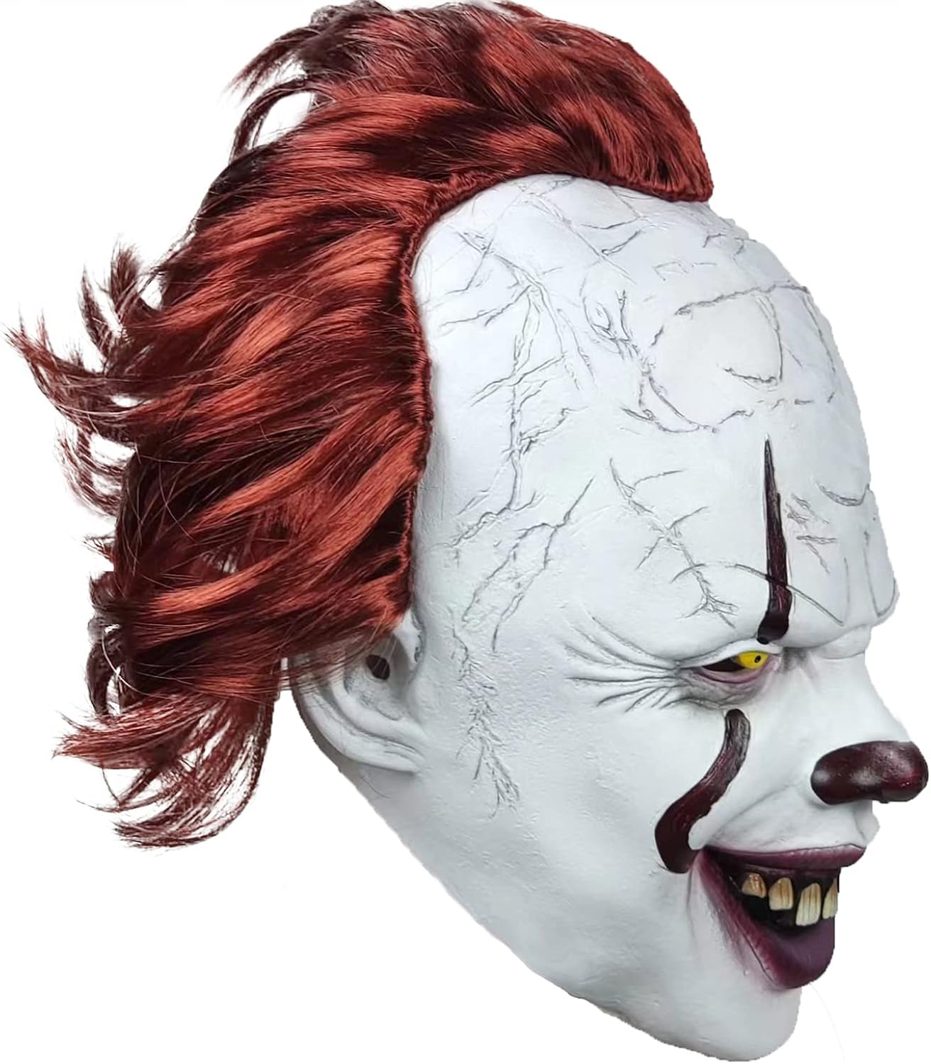 Miniatura 3 de IT Mask Scary Clown Mask. Halloween Costume Accessories. Adult Cosplay Mask Latex Props. Creepy Party Masks.