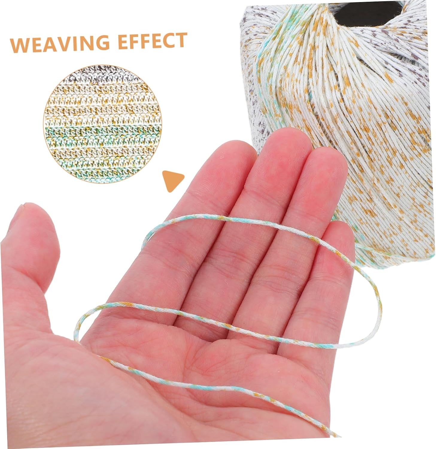Cotton Crochet Thread 1 Roll for Knitting Scarves and Blankets image 3