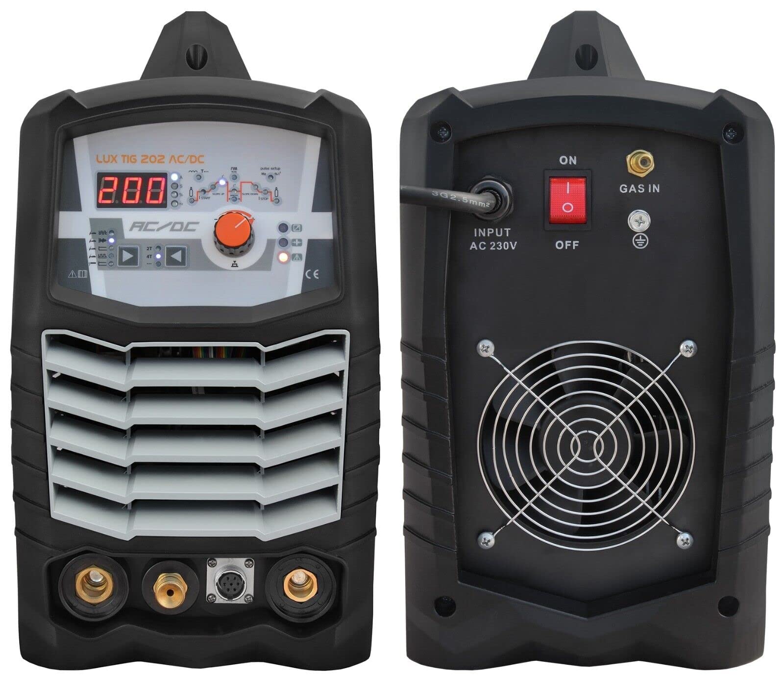 Welder Fantasy Lux TIG 202 - Soldadora TIG (5-200 Amp CA/CC, aluminio, acero inoxidable, acero inoxidable)