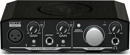 Vista 2 de Mackie Audio Interface, Onyx Artist 1X2 Interfaz de audio USB (Onyx Artist 1-2)