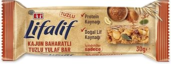 Eti Lifalif Kajun Baharatlı Tuzlu Yulaf Bar 30 g x 16 Adet