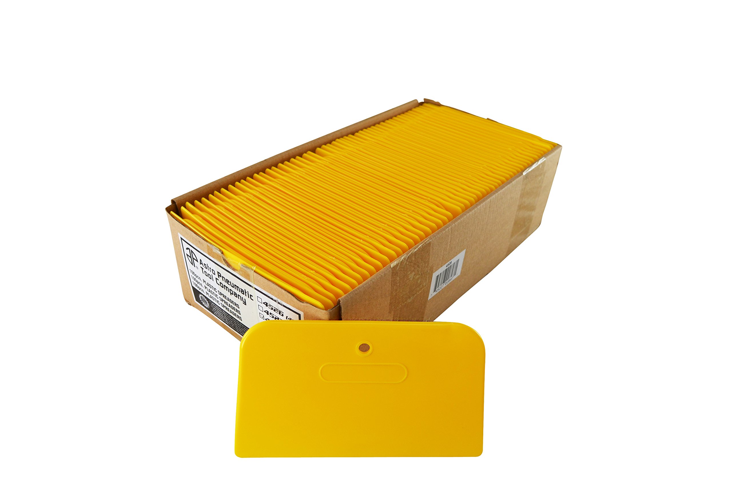 Astro 4528 Żółty 6" Plastic Spreader, Box of 100