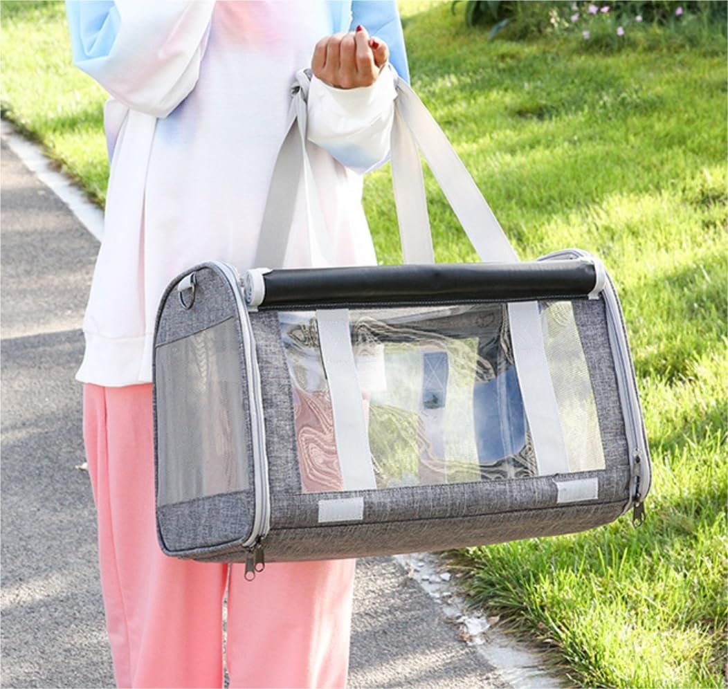 Transportin Gato Transportín Para Perros Pequeños, Suministros Para Mascotas, Bolsa Para Perros, Transportador Para Cachorros, Contenedor Para Gatos Al Aire Libre, Transportador Plegable Para Gatos Tr
