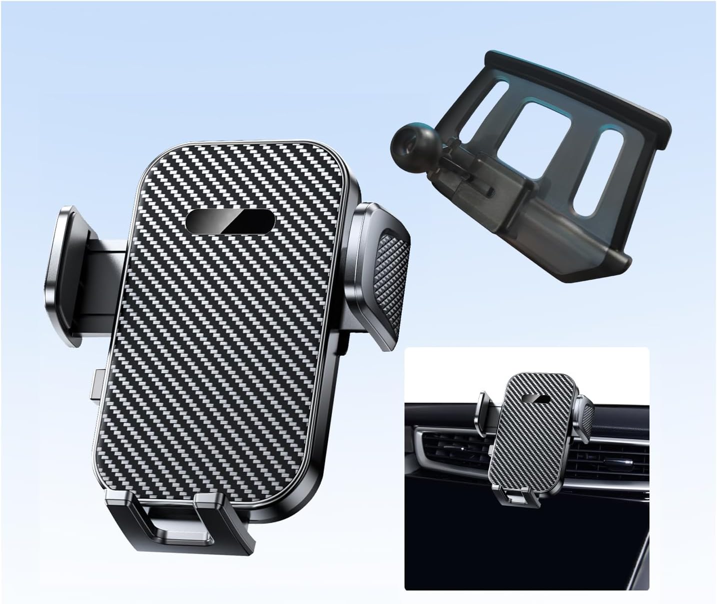 Car Phone Holder for Nissan Murano 2015-2024 Accessories,Ultra-Stable Clip with Anti-Shake,360° Rotation Smart Phone Mount