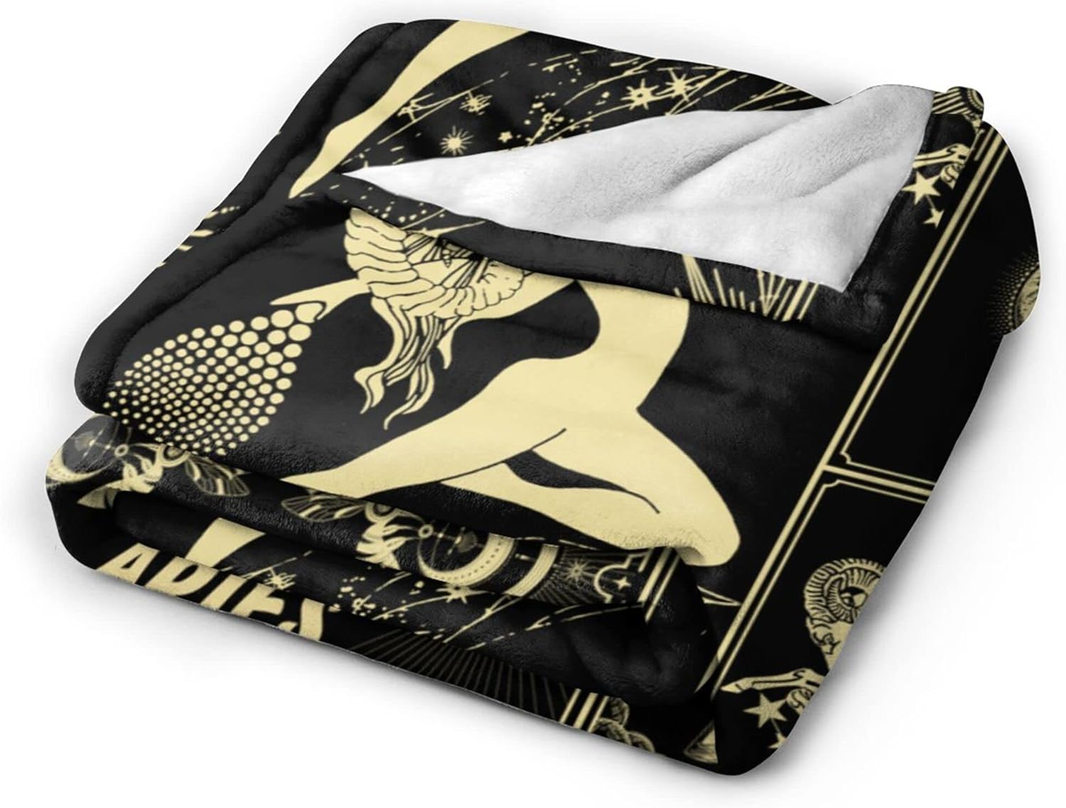 Aries Blanket 12 Horoscope Astrology Bed Blankets Soft Cozy Personalized Flannel Throw Blankets 50"X40" - Image 9