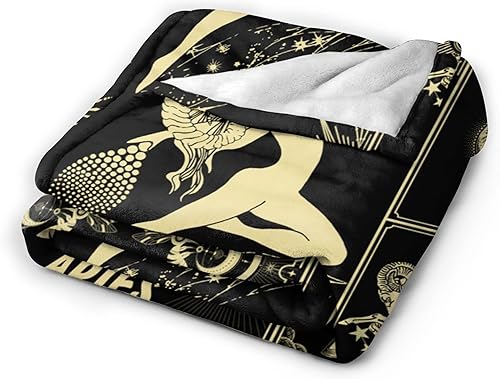 Miniatura 9 de Taurus - Manta de 12 horóscopos manta de cama de astrología suave y acogedora manta de franela personalizada de 60 x 50 pulgadas