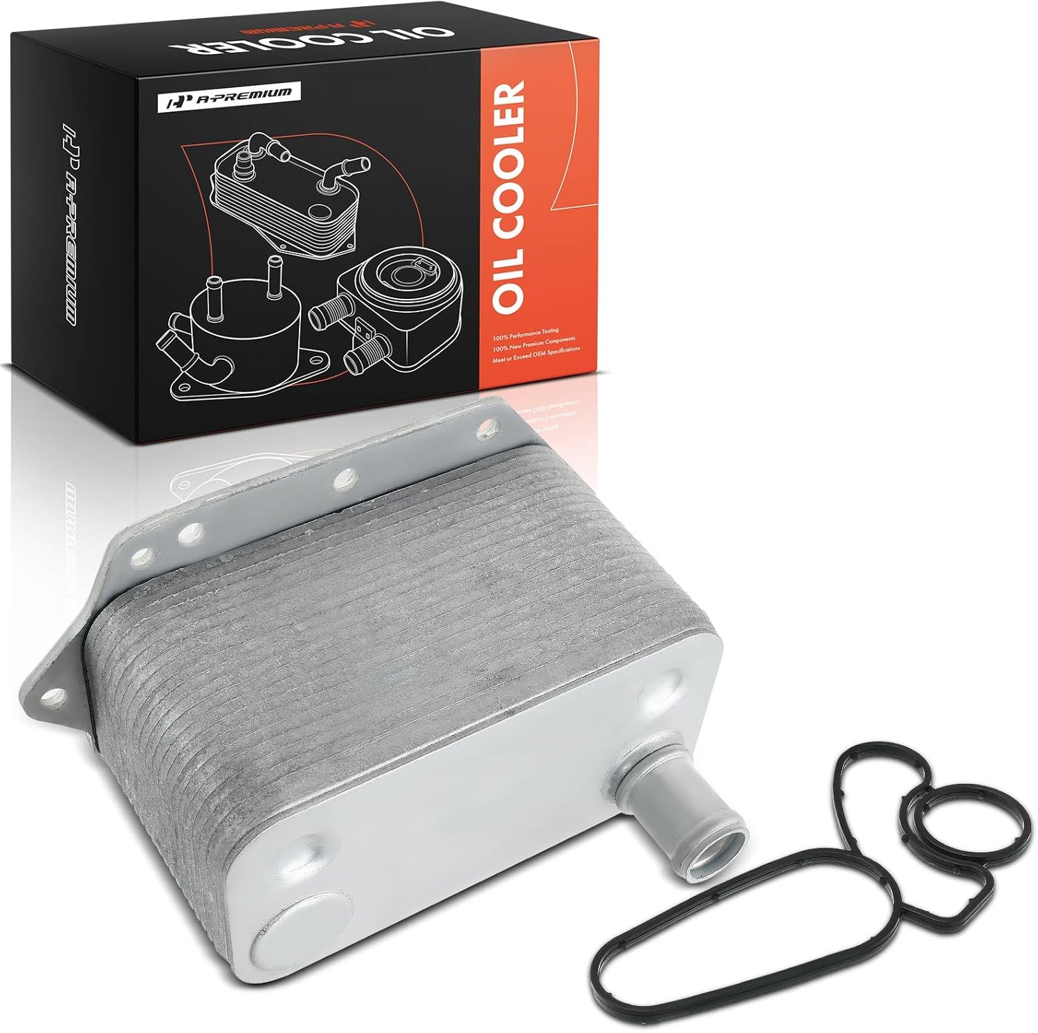 A-Premium Engine Oil Cooler Compatible with BMW E90 Series 335d 2009-2011 E70 Series X5 2009-2013 L6 3.0L