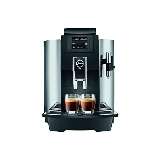 Jura 15145 Automatic Coffee Machine WE8, Chrome, 101 oz