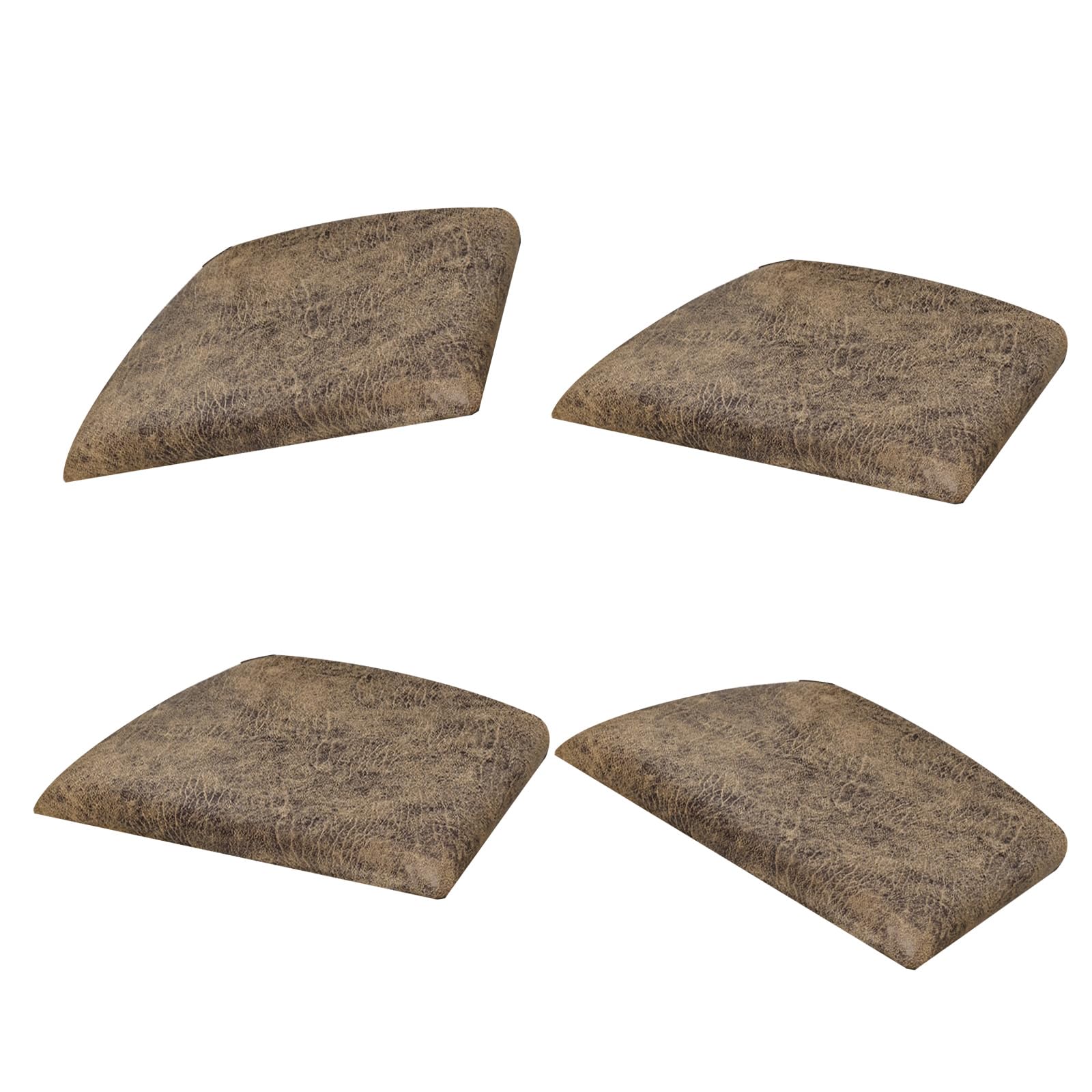 Kaeltsyn Stretchable Antislip Faux PU Chair Cover Waterproof Seat Cushion Protector Easy Installation Dining Slipcover Faux PU Leather Slipcover