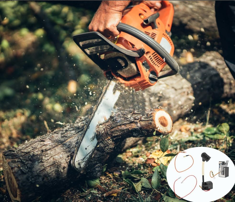 Miniatura 4 de Módulo de bobina de encendido, pieza de motosierra para Shindaiwa 488 # A411000460