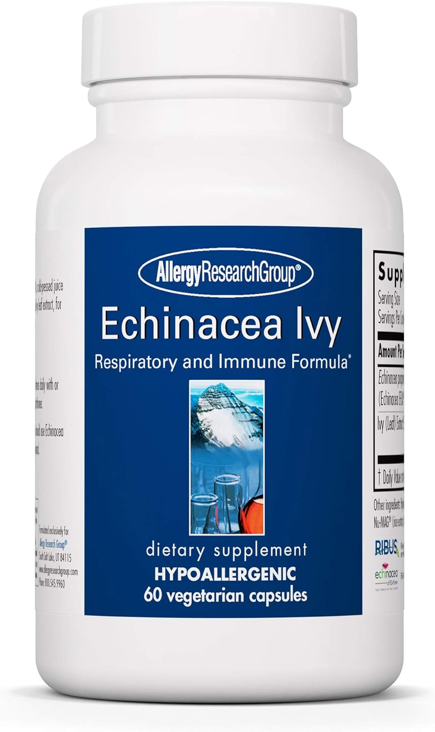 Allergy Research Group Echinacea Ivy Immune Support 60
