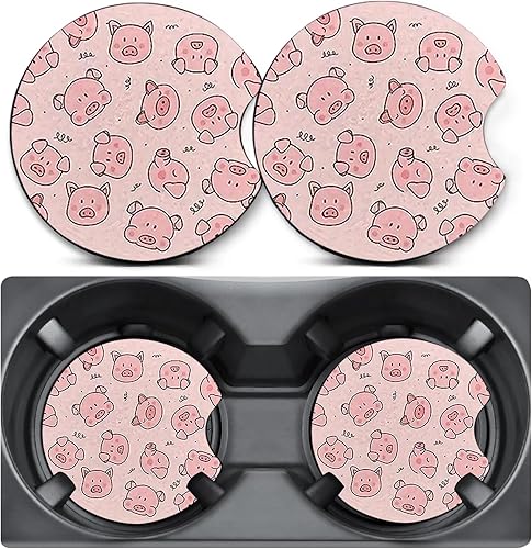 Miniatura 10 de Paquete de 2 posavasos de automóvil para portavasos de automóvil, con bandera de bala, alfombrilla de goma antideslizante de tamaño universal de 12