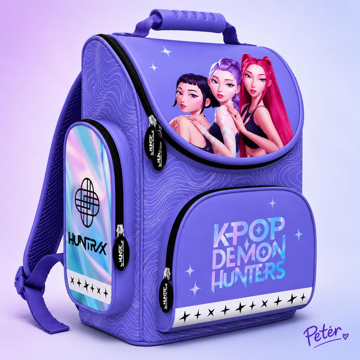 St. Majewski - Rucksack Schulrucksack Teenager Kinderrucksack für Jungen und Mädchen - K-POP Motiv