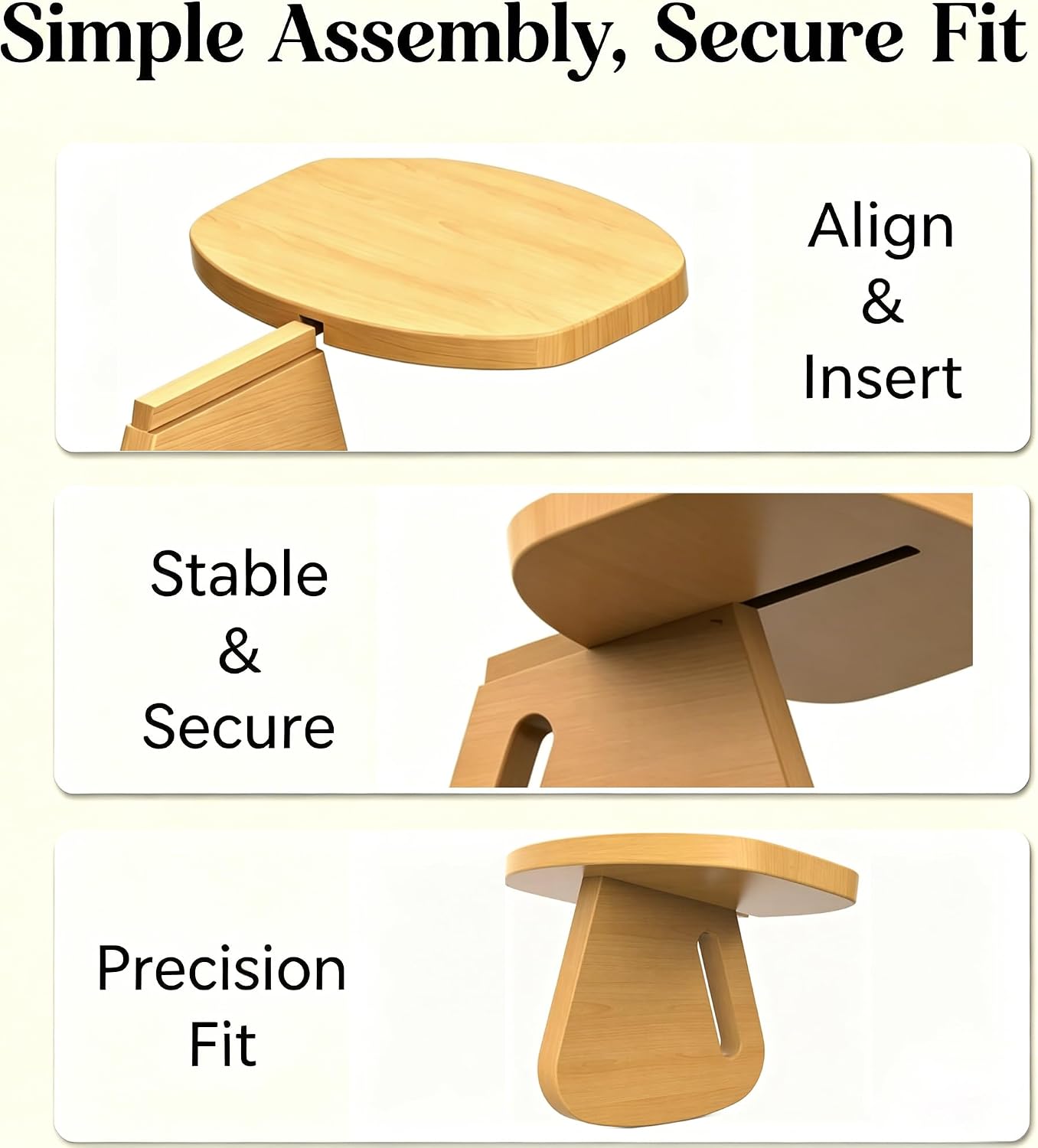 Wood Meditation Bench, Pine Yoga Bench and Meditation Stool, Portable Prayer Bench, Seiza Meditation Chair, Kneeling Seat Chair for Yoga and Home Meditation Practice