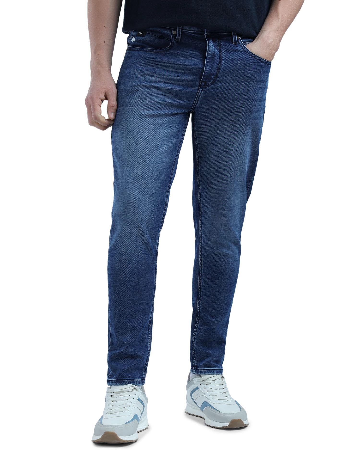 flying machine Men's Relaxed Tapered Fit Jeans| Solid | Mid Rise | Stretchable | Jeans for Man-picture-41