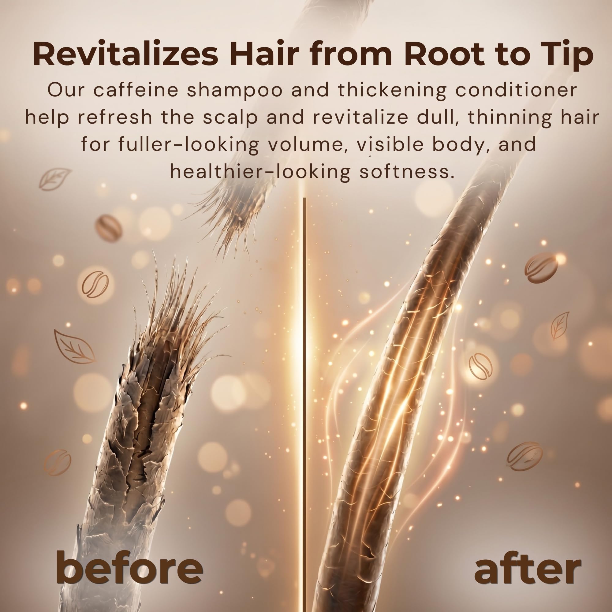 Biotin DHT Blocker Shampoo & Conditioner Set with Caffeine