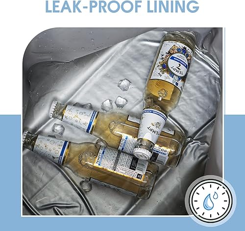 Vista 29 de Ceneda Large Cooler Bag 30/40 Can Insulated Soft Leakproof Tote Cooler Bag - Beach,Travel,Camping,Lunch for Women and Men