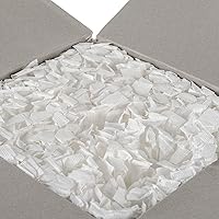 Vista 3 de DuraHome Pajitas de plástico envueltas individualmente libres de BPA estilo restaurante desechables (10.25" pajitas largas, color blanco)