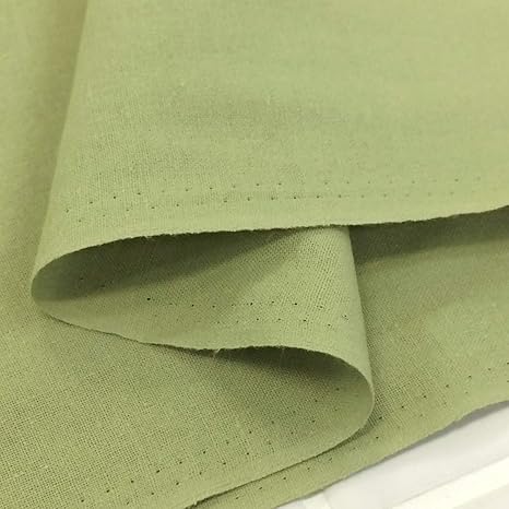 Amazon 無地 シーチング 生地 綿100 布 布地 手芸 ファブリック ハンドメイド 1ｍ単位 508 薄緑 布 生地 通販