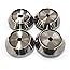 65mm(2.56in)/60mm(2.36in) Gold Car Wheel Center Hub Caps Set of 4 for Work Emotion XT7 TSW Wheel Rays TE37 CE28N (gun metal)