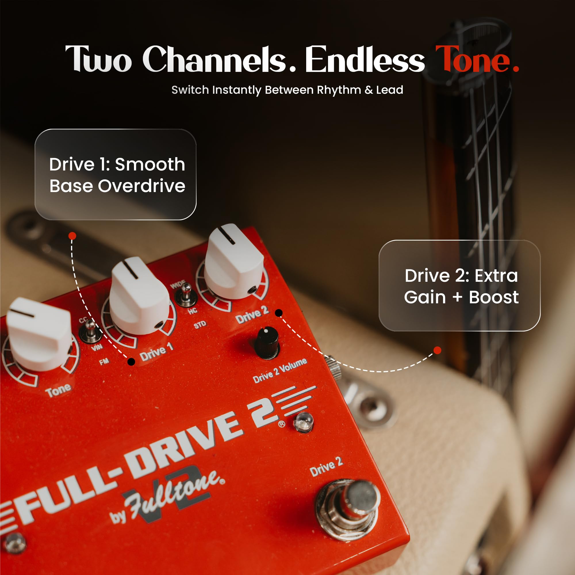 Amazon | Fulltone/Full-Drive2 v2 オーバードライブ フルトーン