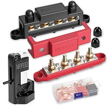 Amazon.com: MOFEEZ Power Distribution Block Bus Bar 4 × 5/16