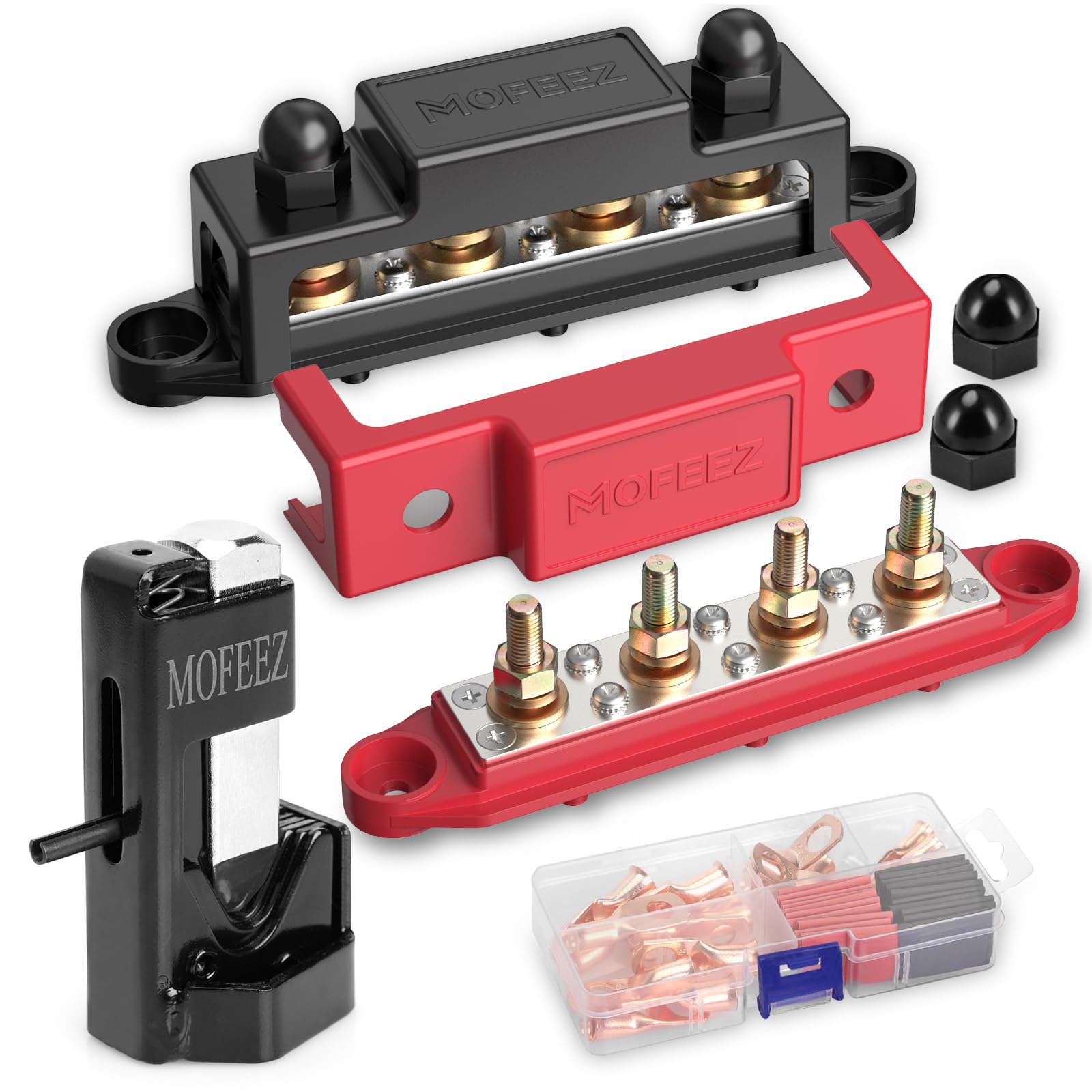 専用ページ POWERBLOCK ② Amazon.com: MOFEEZ Power Distribution Block Bus Bar 4 × 5/16