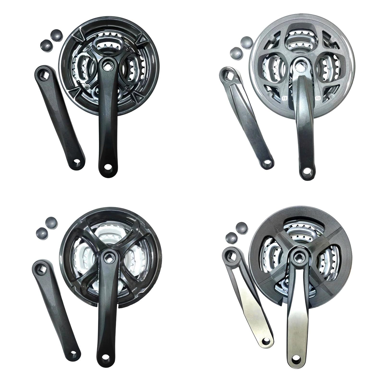 Guarnitura per mountain bike, guarnitura quadrata per rimozione della guarnitura per mountain bike e bici di ricambio per pendolarismo