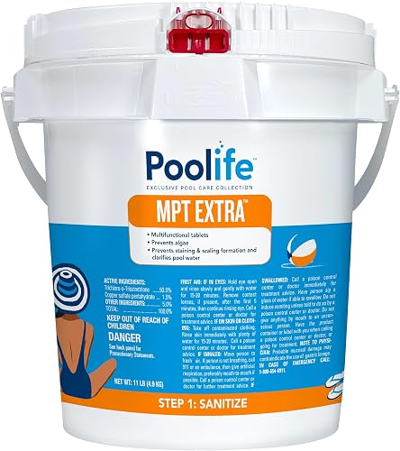 MPT Extra 3 Inch Chlorinating Tablets, 11 lb Multi-Action