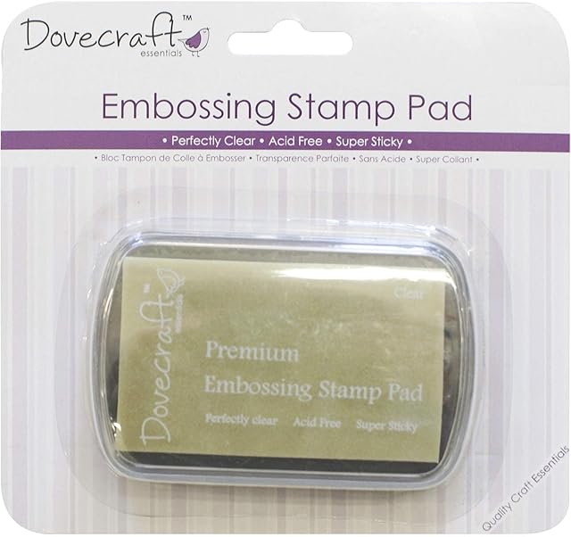 Dovecraft Essentials - Premium Clear Embossing Stamp Pad