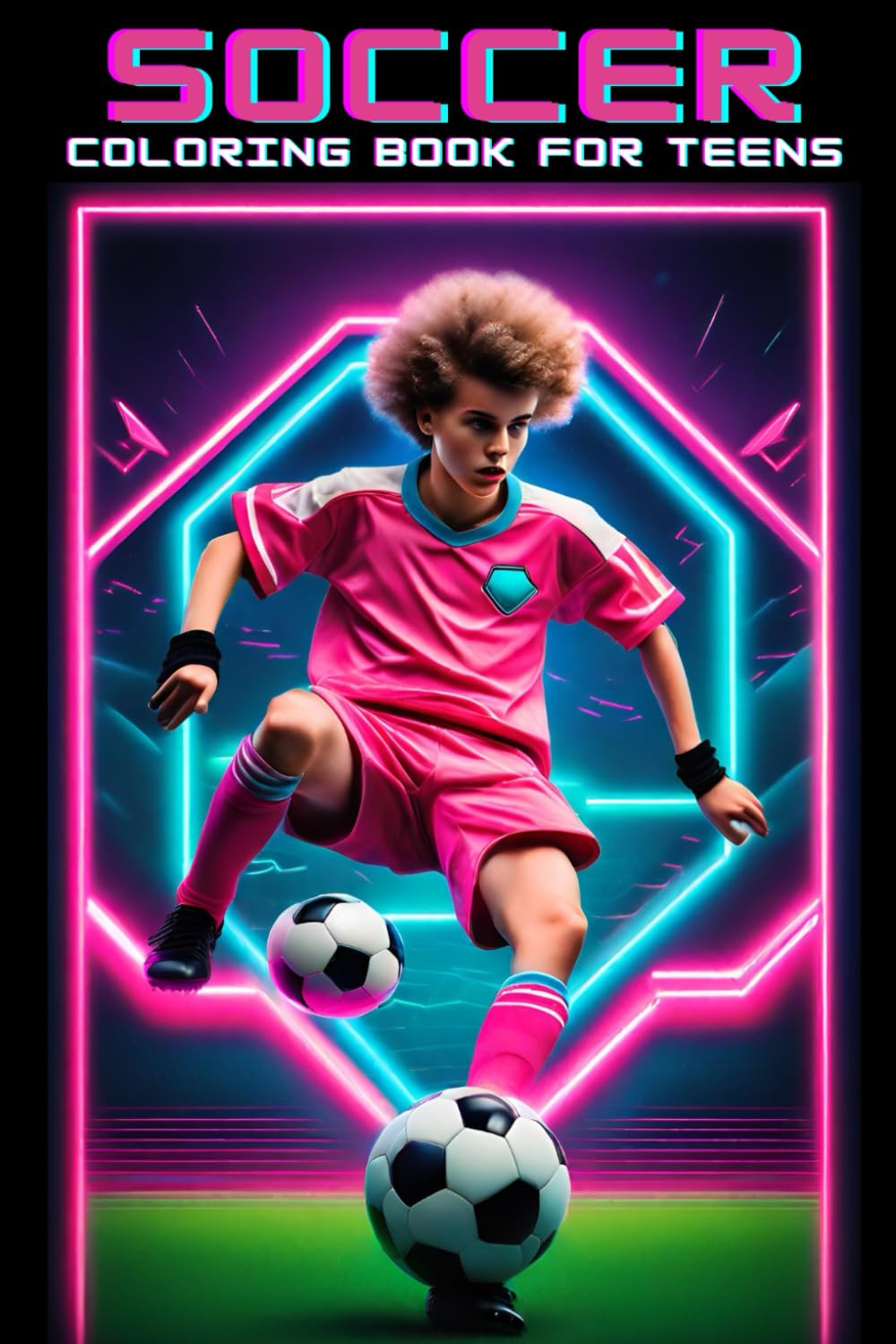 Soccer Coloring Book for Teens: Amazing Illustrations with Fabulous Coloring Pages of Soccer Players. For Boys & Girls Who Love Soccer Sports and The Perfect Gift for Teens.