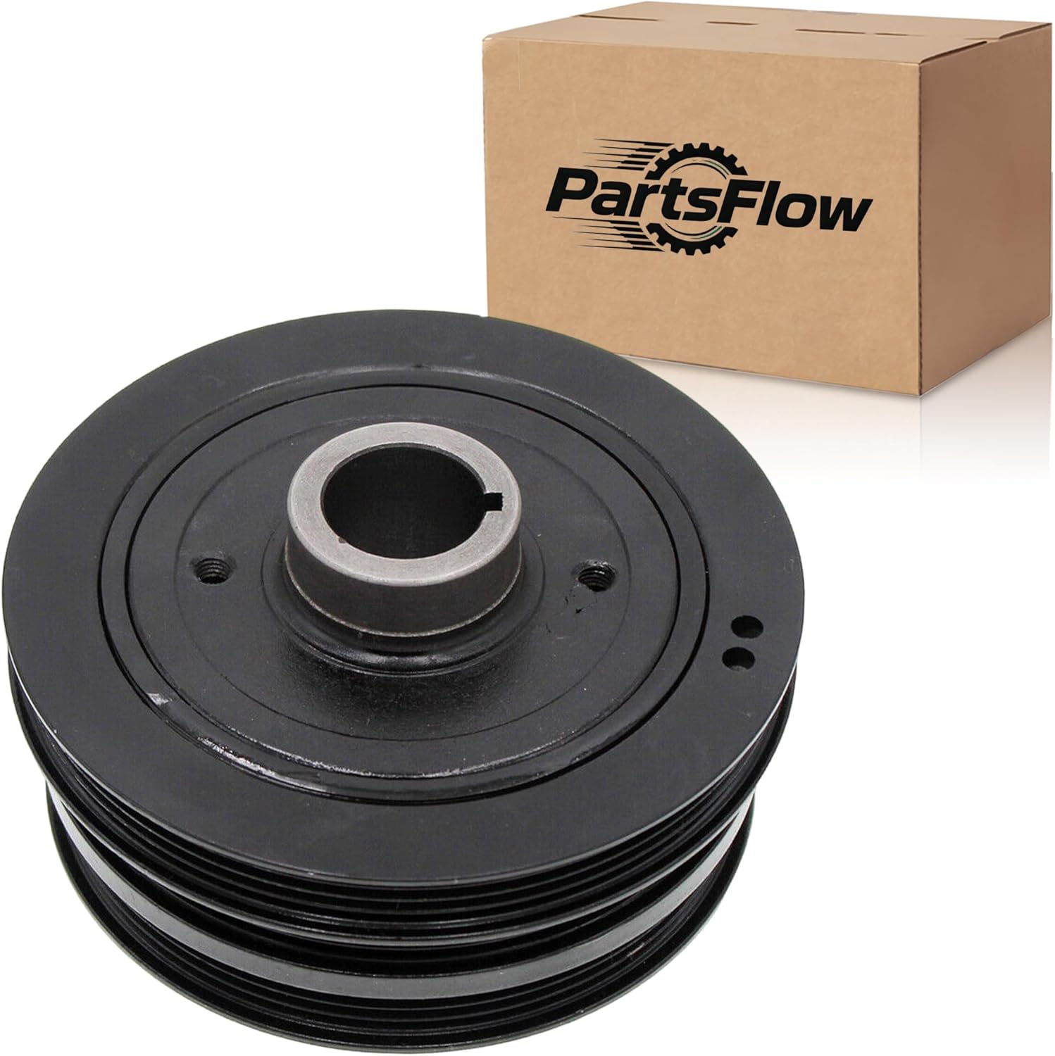 Engine Harmonic Balancer Crankshaft Pulley 594-201 Compatible with Toyota Tacoma 1995-2004 Tundra 2000-2004 4runner 1996-2002 T100 1995-1998 V6 3.4L 1340862040