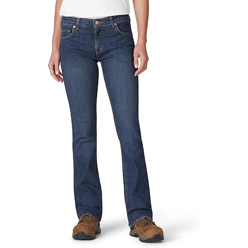 Dickies Women's Perfect Shape Denim Jean-Bootcut Stretch