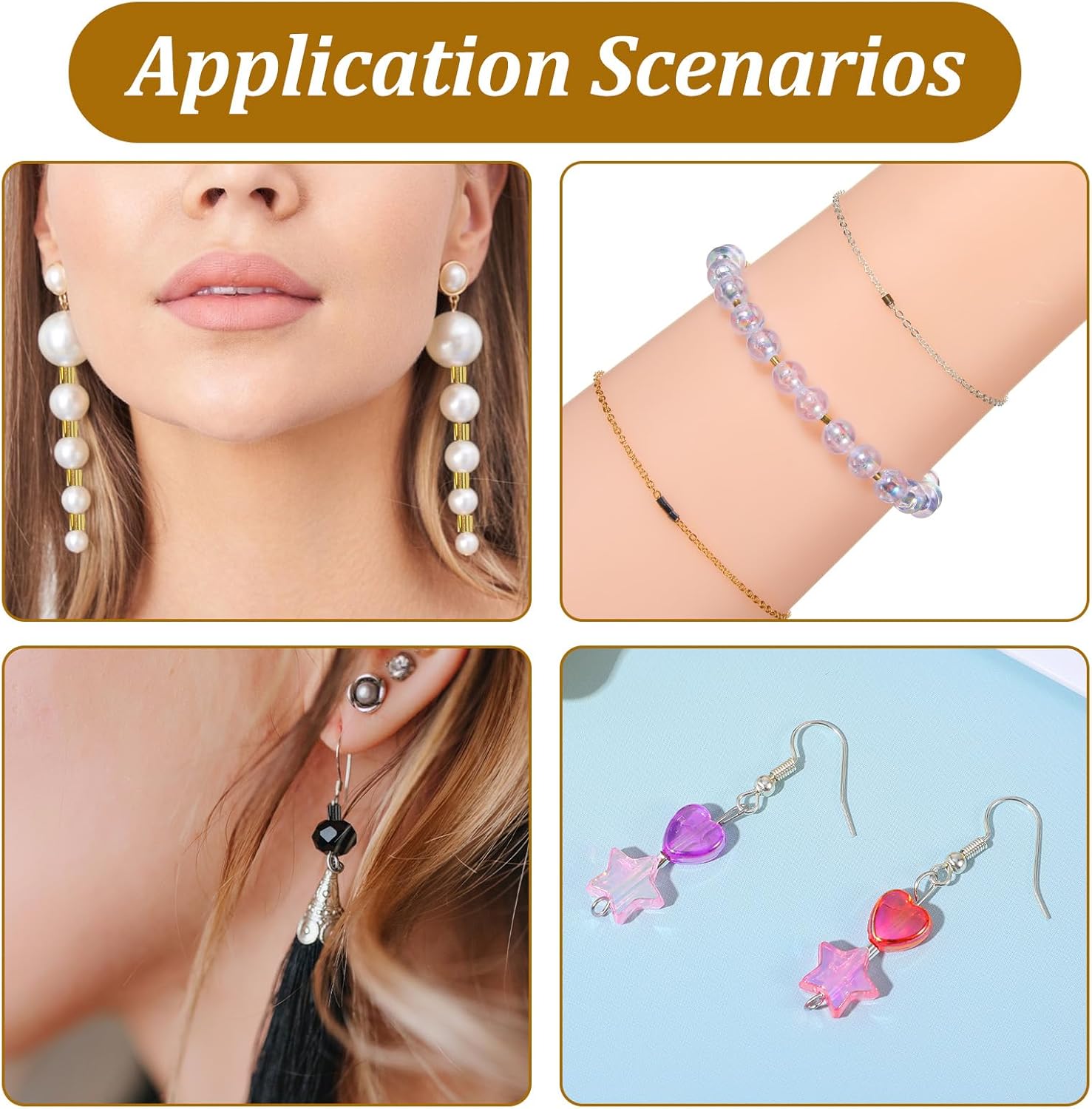 2000pcs Crimp Beads for Jewelry Making 2mm Crimping Beads Stopper Crimp Tubes for Jewelry Making DIY Bracelet Earring Necklace Pendant - Image 4