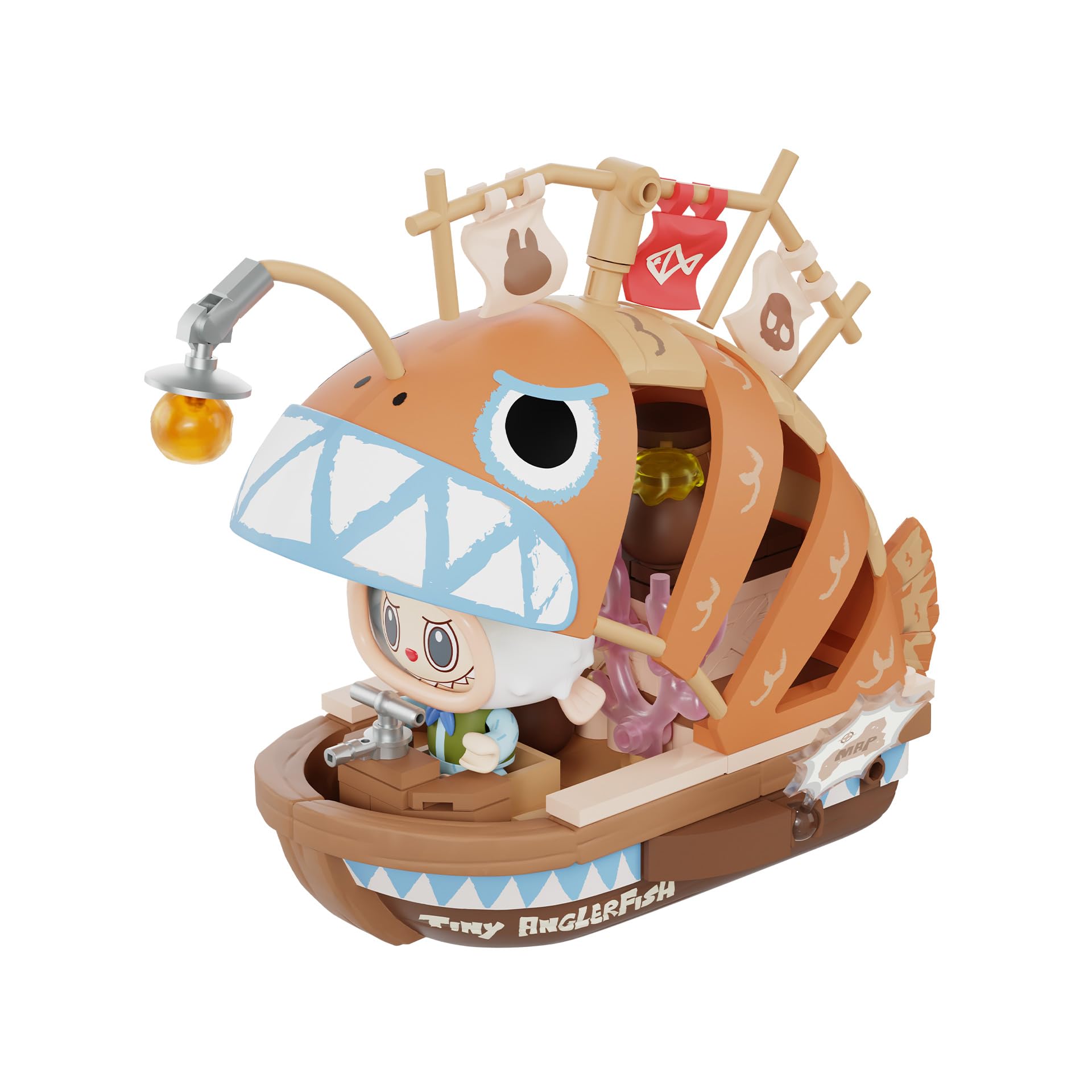 Amazon.com: POP MART THE Monsters Chasing Mermaids Series Blocks