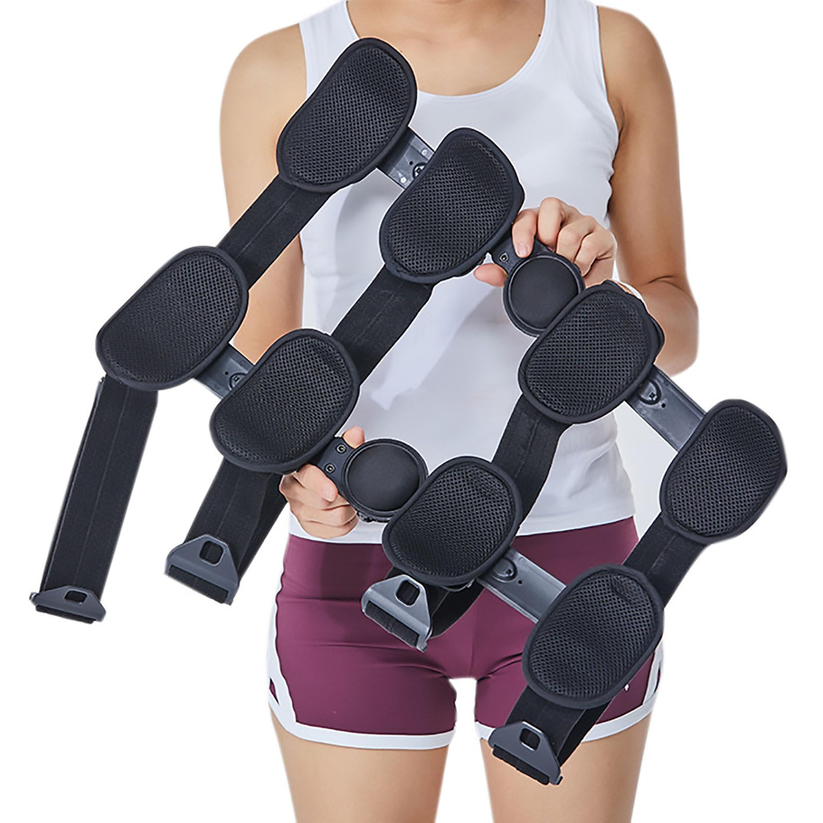 HAILM Ortesis de Rodilla Regulable, Knee Brace para Protección y Alivio Dolor Artritis, Desgarro Menisco, ACL, MCL, para Hombres y Mujeres Inmovilizador Rodilla Posoperatorio