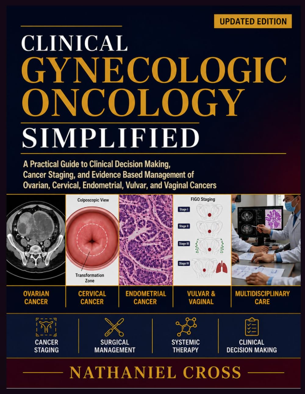 Clinical Gynecologic Oncology Simplified: A Practical Guide to Clinical Decision Making, Cancer Staging, and Evidence Based Management of Ovarian, Cervical, Endometrial, Vulvar, and Vaginal Cancers