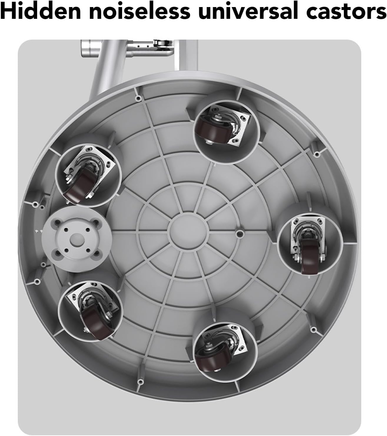 24 Inch Portable Monitor, Smart Touch Screen TV with Built in Battery, High Definition LCD Screen, Floor Standing Display Screen for Home (US Plug) - Image 7