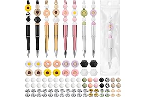 16-Piece Silicone Beads Kit for Unique Beadable Pens
